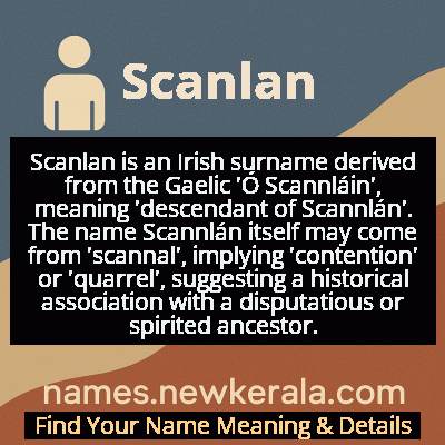 Scanlan Name Meaning and Origin