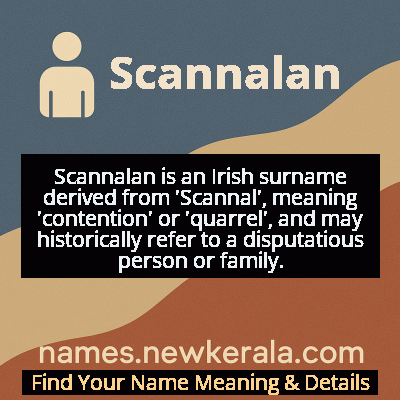 Scannalan Name Meaning and Origin