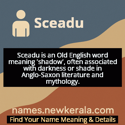 Sceadu Name Meaning and Origin