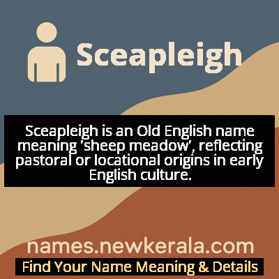 Sceapleigh Name Meaning and Origin