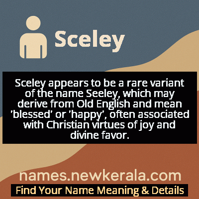 Sceley Name Meaning and Origin