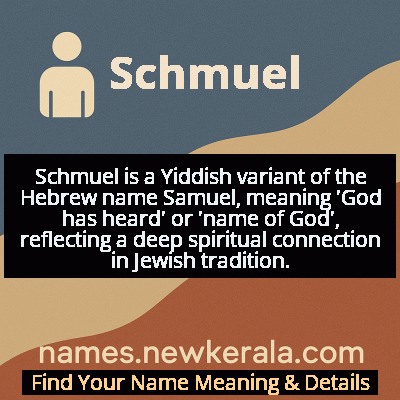 Schmuel Name Meaning and Origin