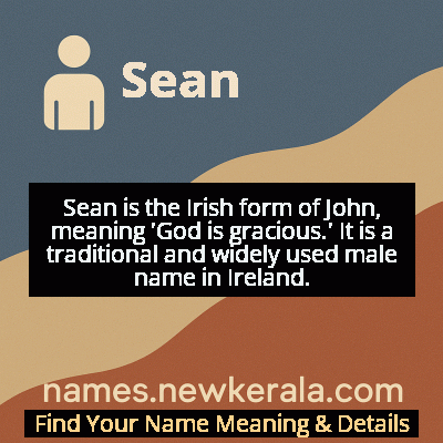 Sean Name Meaning and Origin