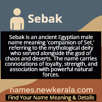 Sebak Name Meaning and Origin