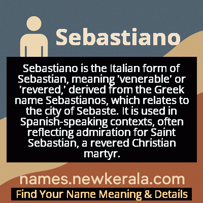 Sebastiano Name Meaning and Origin