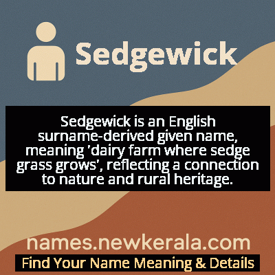 Sedgewick Name Meaning and Origin