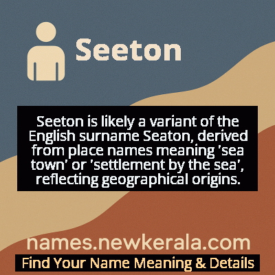 Seeton Name Meaning and Origin