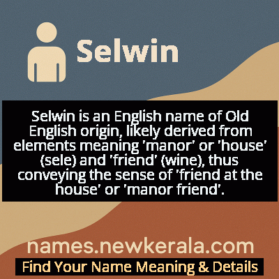 Selwin Name Meaning and Origin