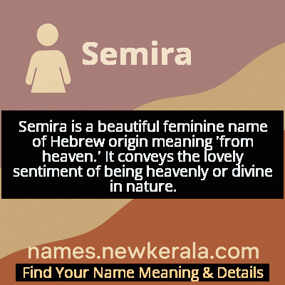 Semira Name Meaning and Origin