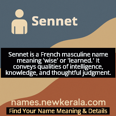 Sennet Name Meaning and Origin
