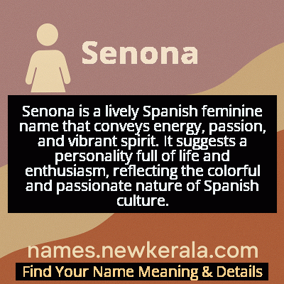 Senona Name Meaning and Origin