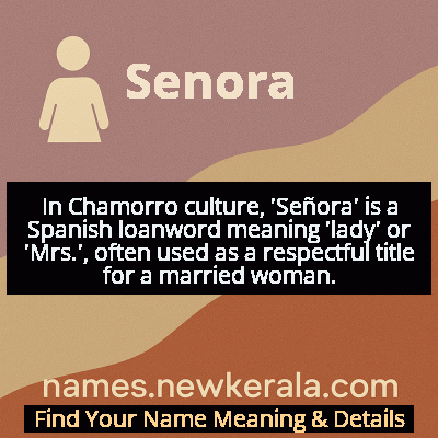 Senora Name Meaning and Origin