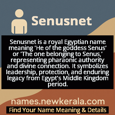 Senusnet Name Meaning and Origin