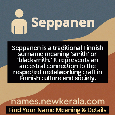 Seppanen Name Meaning and Origin