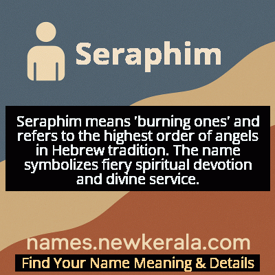 Seraphim Name Meaning and Origin