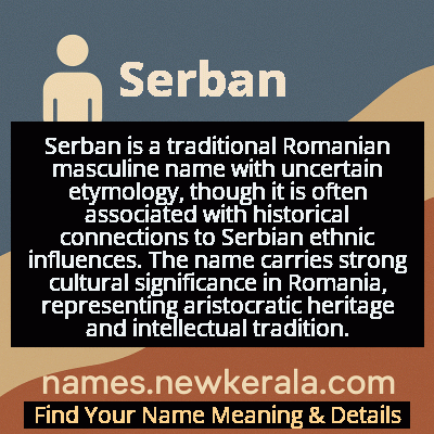 Serban Name Meaning and Origin