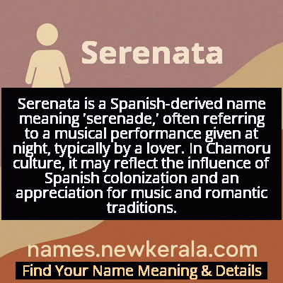 Serenata Name Meaning and Origin