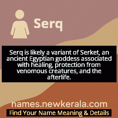 Serq Name Meaning and Origin
