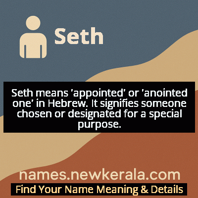 Seth Name Meaning and Origin