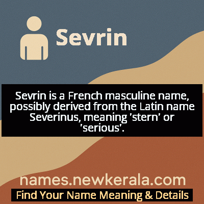 Sevrin Name Meaning and Origin