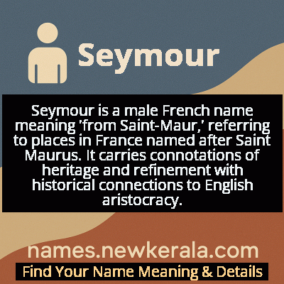 Seymour Name Meaning and Origin