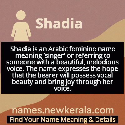 Shadia Name Meaning and Origin