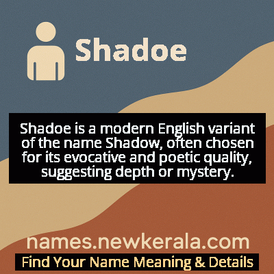 Shadoe Name Meaning and Origin