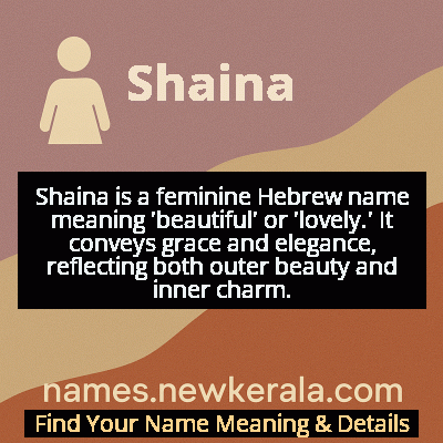 Shaina Name Meaning and Origin