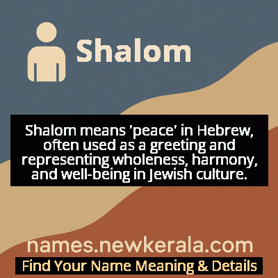 Shalom Name Meaning and Origin