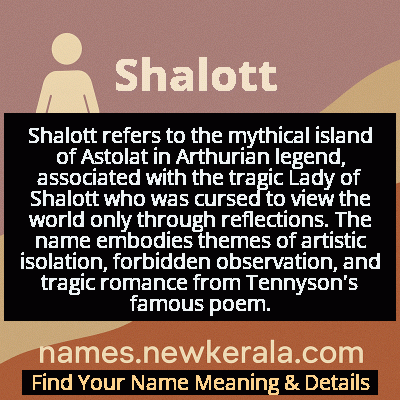 Shalott Name Meaning and Origin