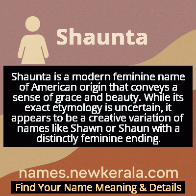 Shaunta Name Meaning and Origin