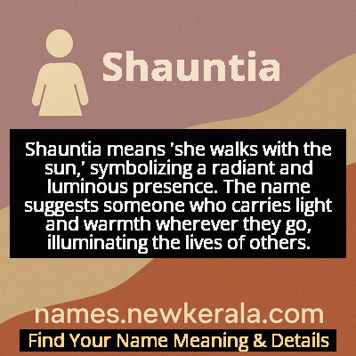 Shauntia Name Meaning and Origin