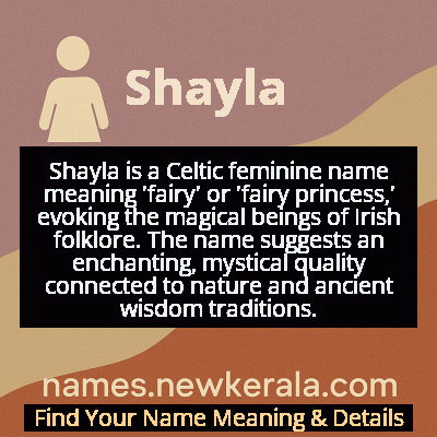 Shayla Name Meaning and Origin