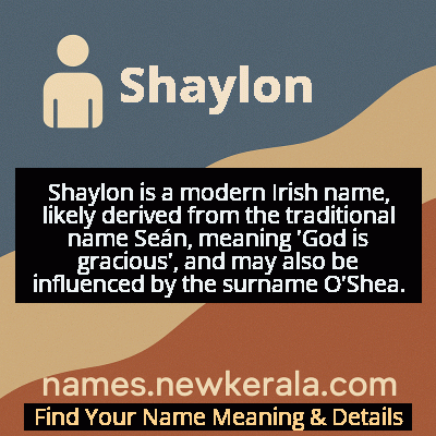 Shaylon Name Meaning and Origin