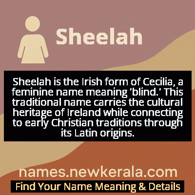 Sheelah Name Meaning and Origin