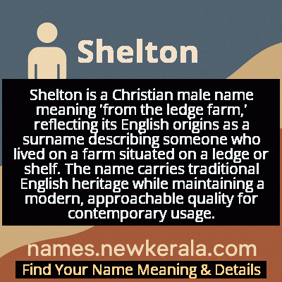 Shelton Name Meaning and Origin