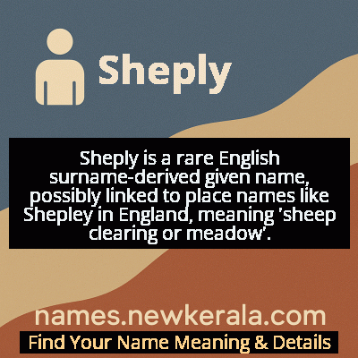 Sheply Name Meaning and Origin