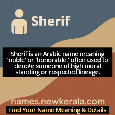 Sherif Name Meaning and Origin