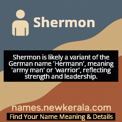 Shermon Name Meaning and Origin