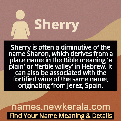 Sherry Name Meaning and Origin