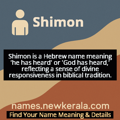 Shimon Name Meaning and Origin