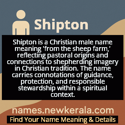 Shipton Name Meaning and Origin