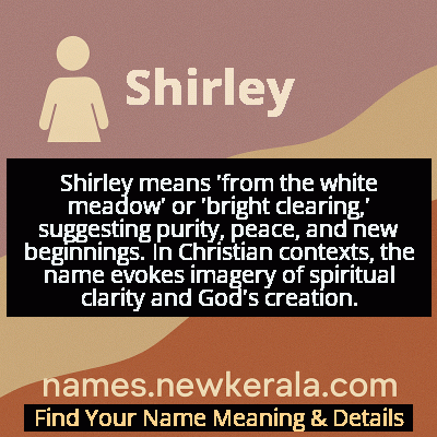 Shirley Name Meaning and Origin