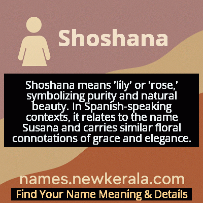 Shoshana Name Meaning and Origin