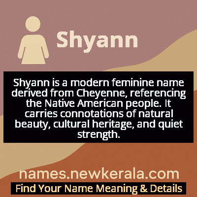 Shyann Name Meaning and Origin