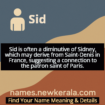 Sid Name Meaning and Origin