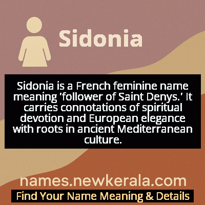 Sidonia Name Meaning and Origin