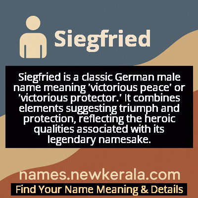 Siegfried Name Meaning and Origin