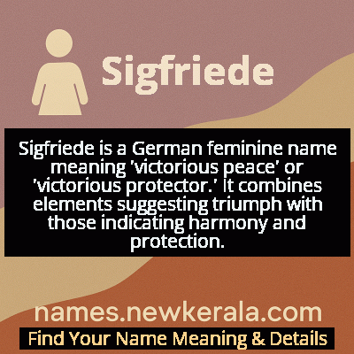 Sigfriede Name Meaning and Origin