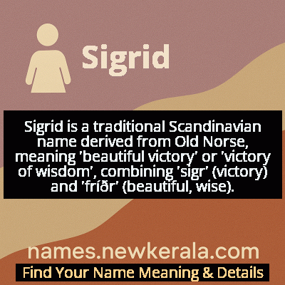 Sigrid Name Meaning and Origin